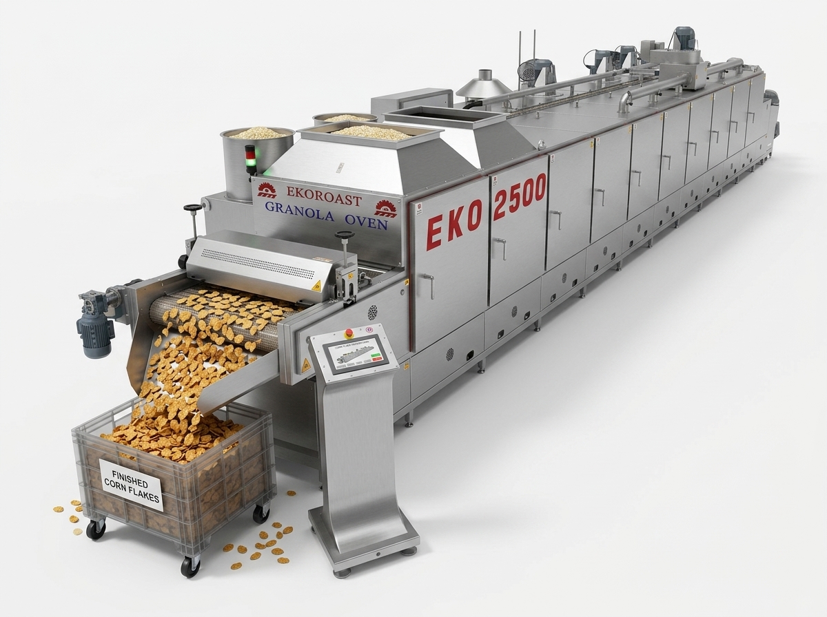 Advanced Corn Flakes Drying Technology.